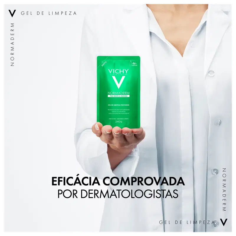 Vichy Normaderm Profunda Refil - Gel de Limpeza Facial 240g