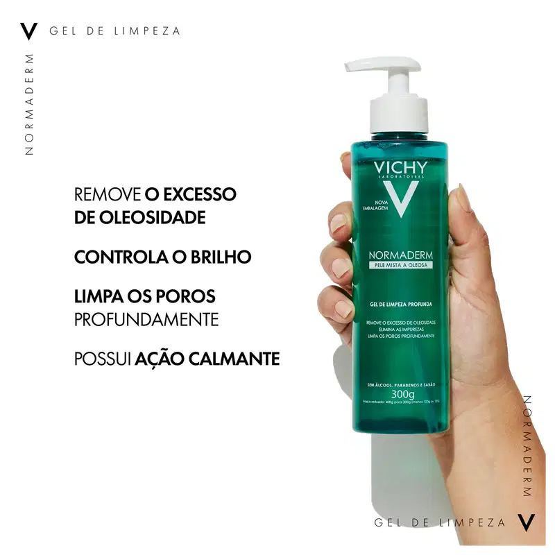 Vichy Normaderm Profunda Refil - Gel de Limpeza Facial 240g