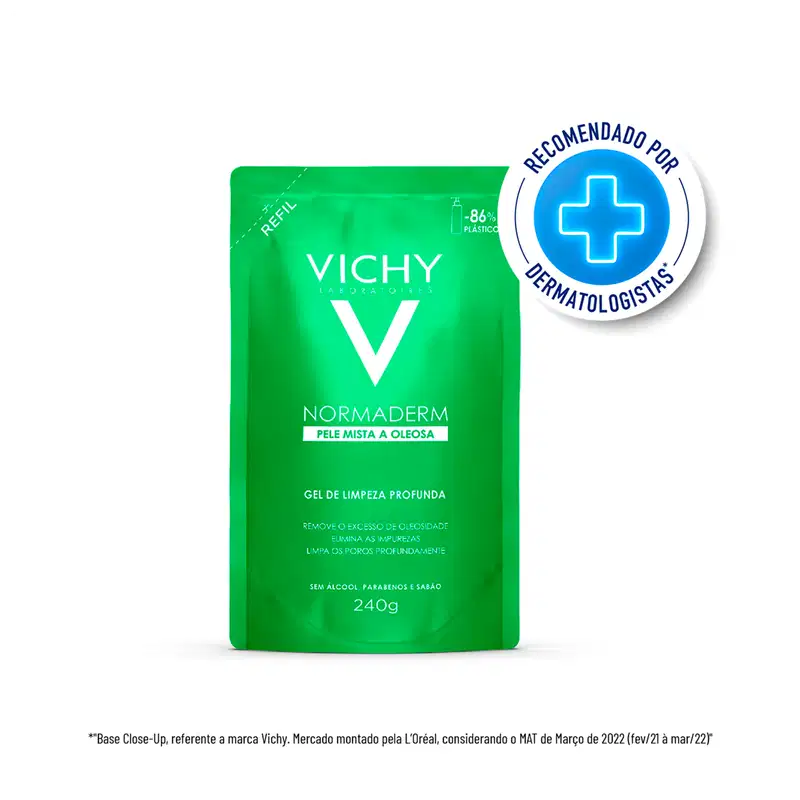 Vichy Normaderm Profunda Refil - Gel de Limpeza Facial 240g