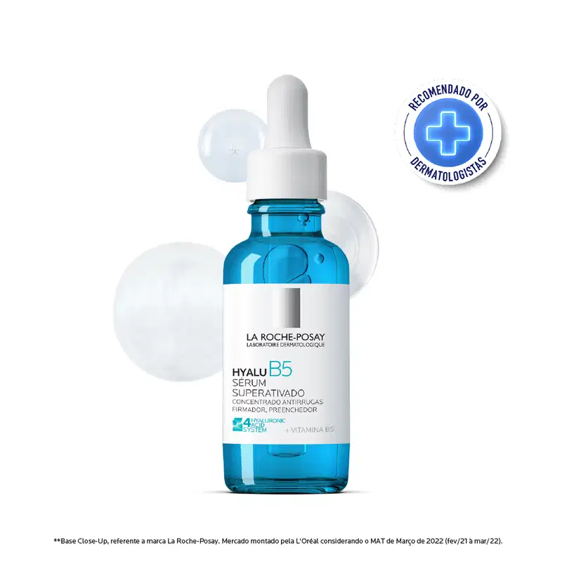 A imagem mostra o Sérum Redutor de Linhas Hyalu B5 de La Roche-Posay.