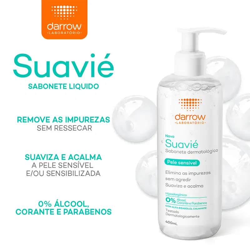 Darrow Suavié Pele Sensível - Sabonete Líquido 400ml
