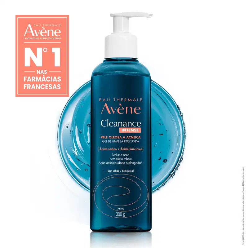 Avène Cleanance Intense - Gel de Limpeza Facial Profunda 300g