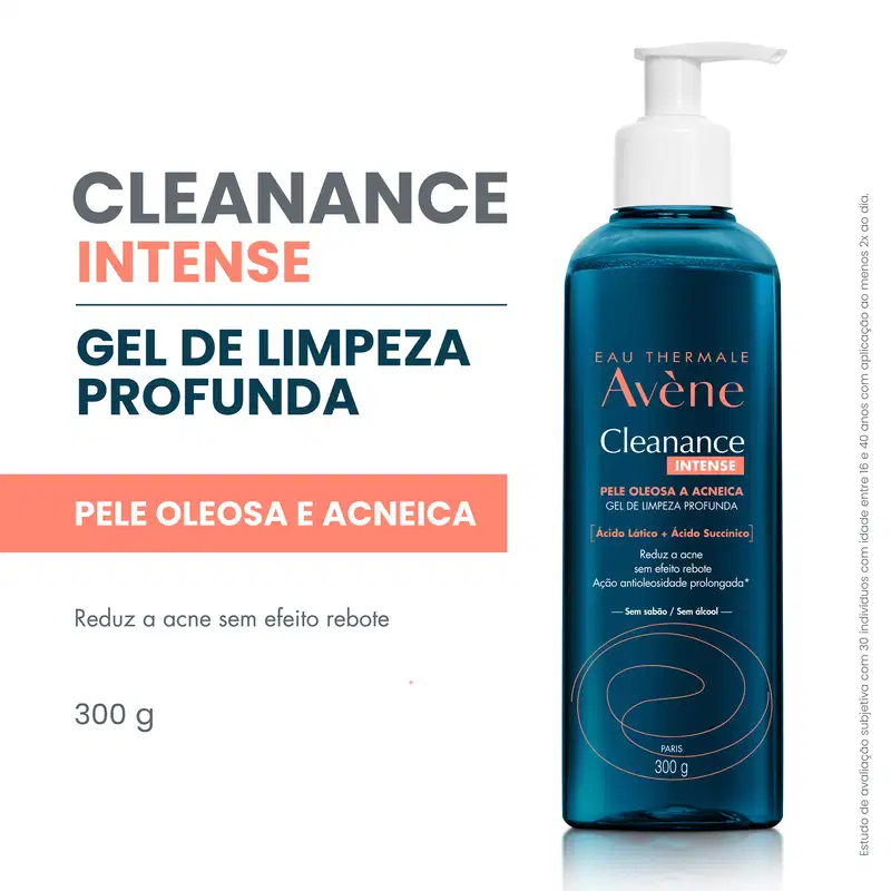 Avène Cleanance Intense - Gel de Limpeza Facial Profunda 300g
