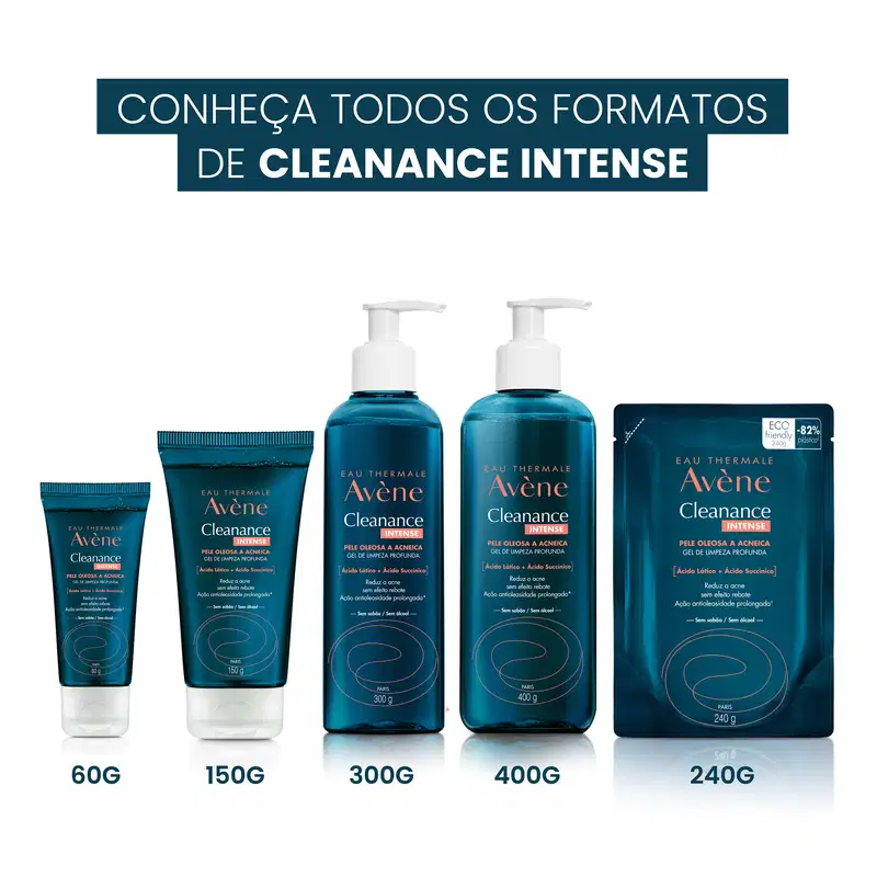 Avène Cleanance Intense - Gel de Limpeza Facial Profunda 300g