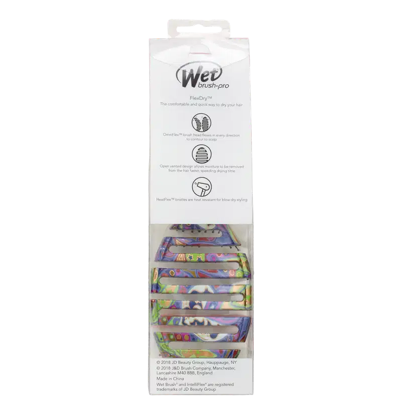 Wet Brush Pro Flex Dry Moroccan Collection Azul - Escova de Cabelo