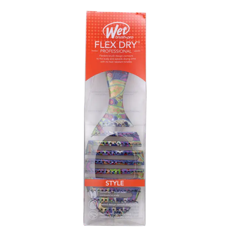 Wet Brush Pro Flex Dry Moroccan Collection Azul - Escova de Cabelo