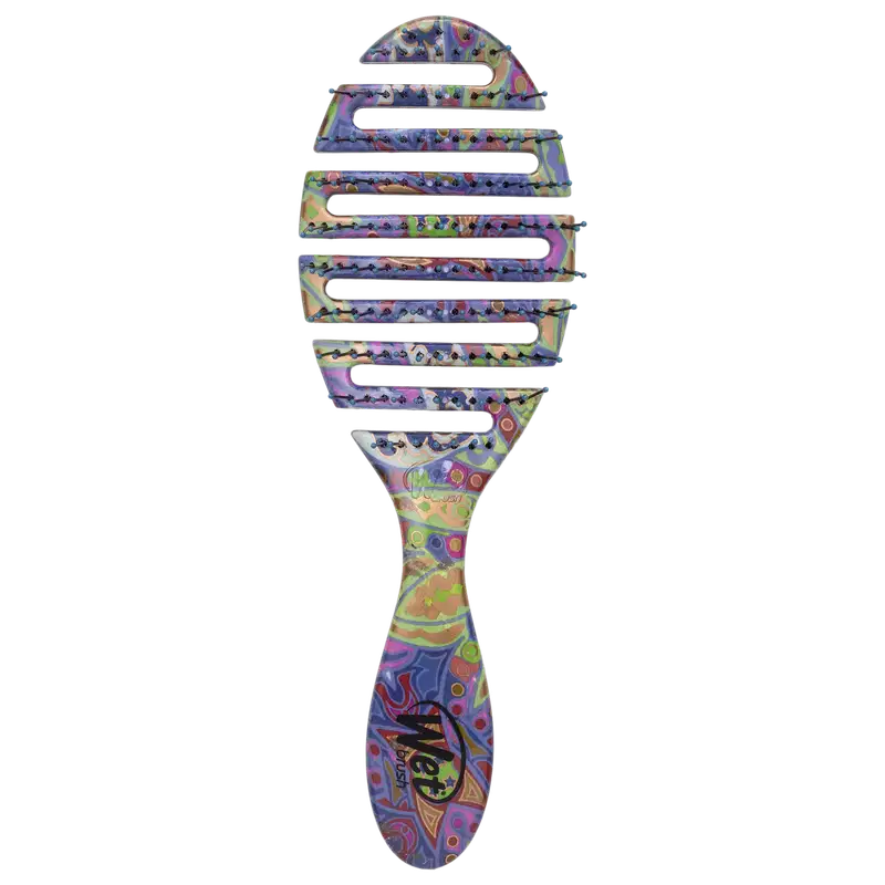 Wet Brush Pro Flex Dry Moroccan Collection Azul - Escova de Cabelo