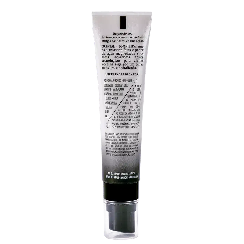 Quintal Somniferae Sérum-Elixir Antiolheiras - Creme para Olheiras 15g