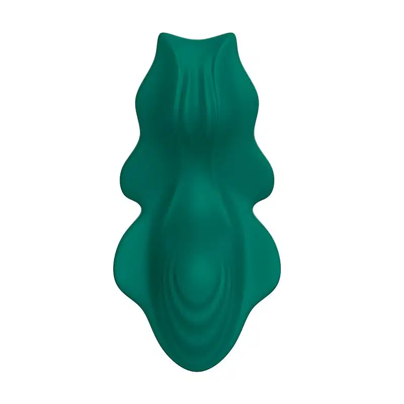 Vibrador de Calcinha Recarregável Selim com Controle sem Fio Verde