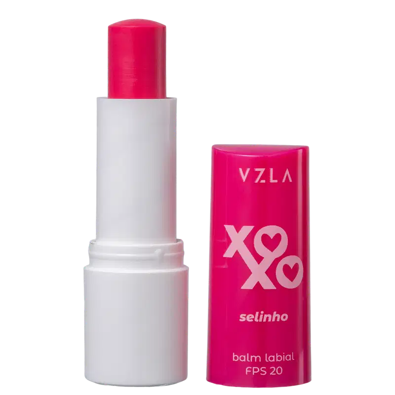 Vizzela Cosméticos Balm Xoxo FPS 20 Selinho - Bálsamo Labial 4g