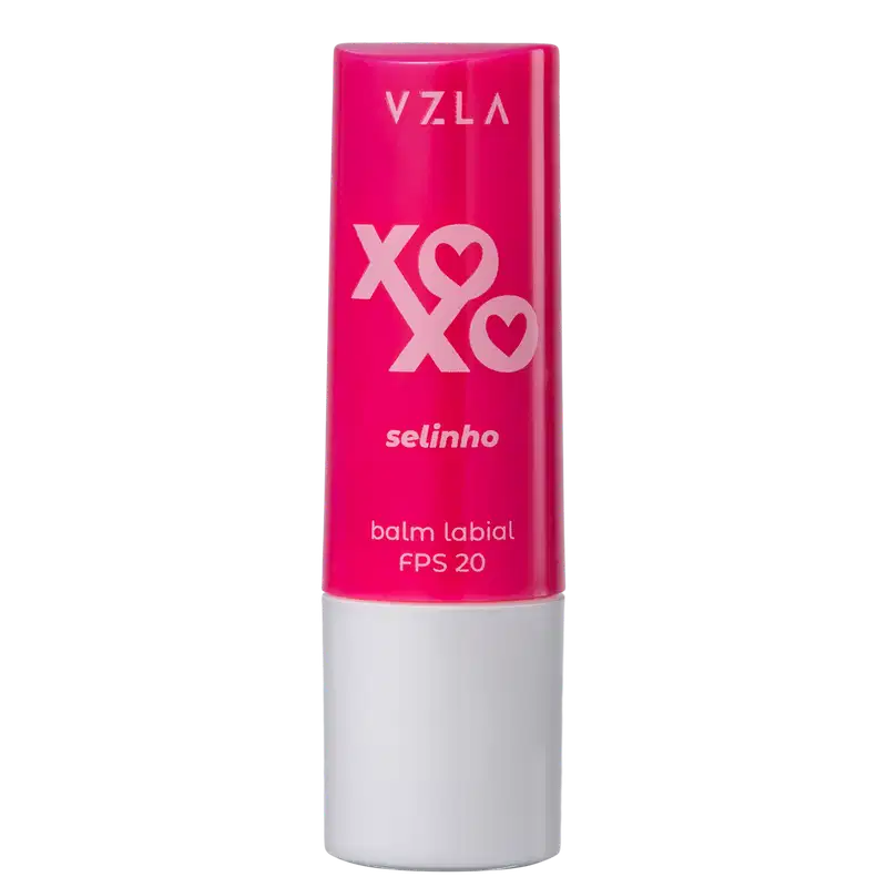 Vizzela Cosméticos Balm Xoxo FPS 20 Selinho - Bálsamo Labial 4g