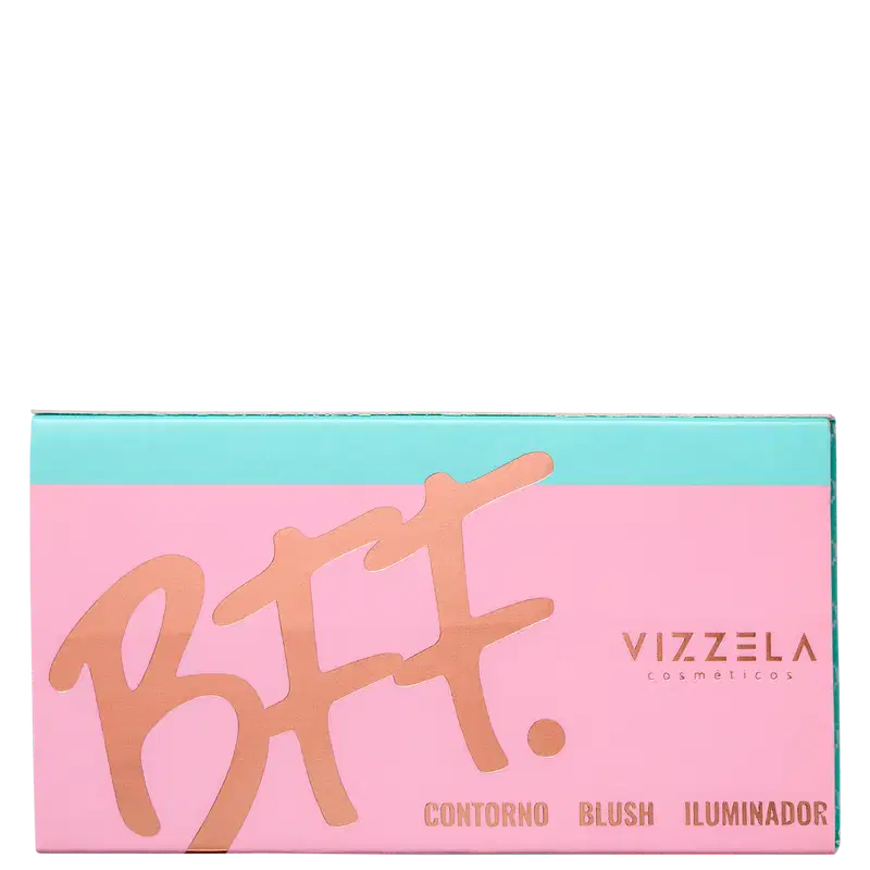 Vizzela Cosméticos BFF 02 - Paleta de Maquiagem 7,5g