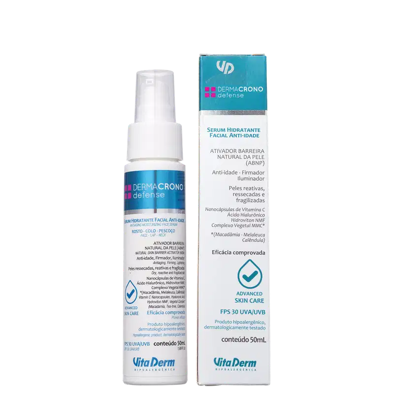 Vita Derm Dermacrono Defense Hidratante - Sérum Redutor de Linhas 50g