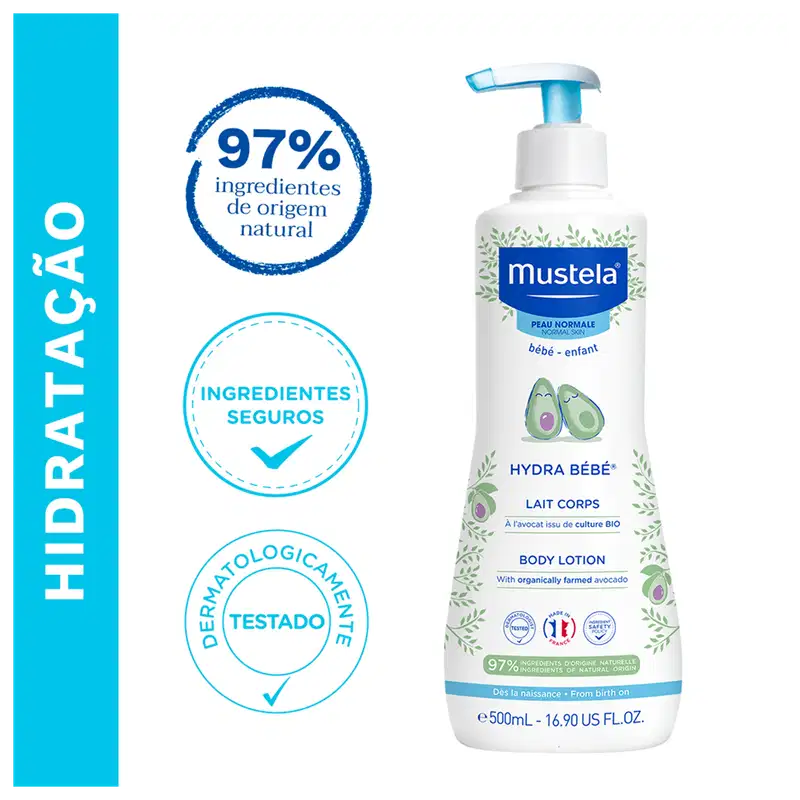 Mustela Hydra Bébé - Loção Hidratante Corporal 500ml