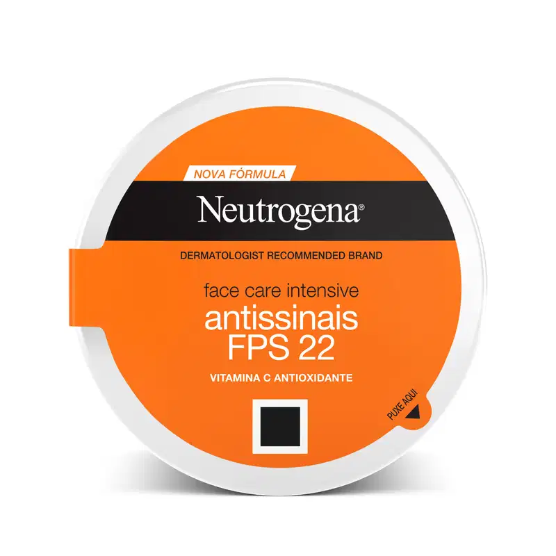 Neutrogena Face Care Intensive Antissinais FPS22 - Creme Redutor de Linhas 100g