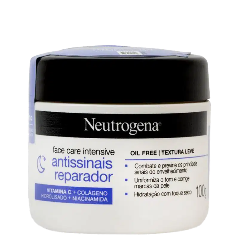Neutrogena Face Care Intensive Reparador - Creme Redutor de Linhas Facial 100g