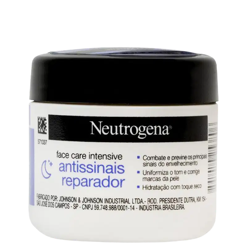 Neutrogena Face Care Intensive Reparador - Creme Redutor de Linhas Facial 100g
