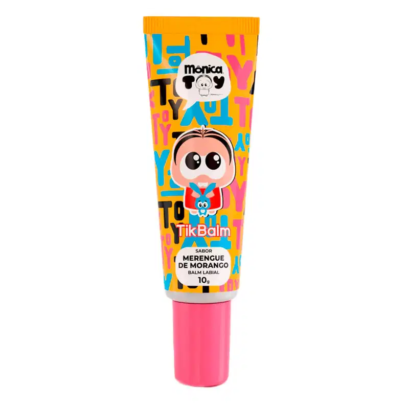 Tik Balm Monica Toy Merengue De Morango - Balm Labial 10g