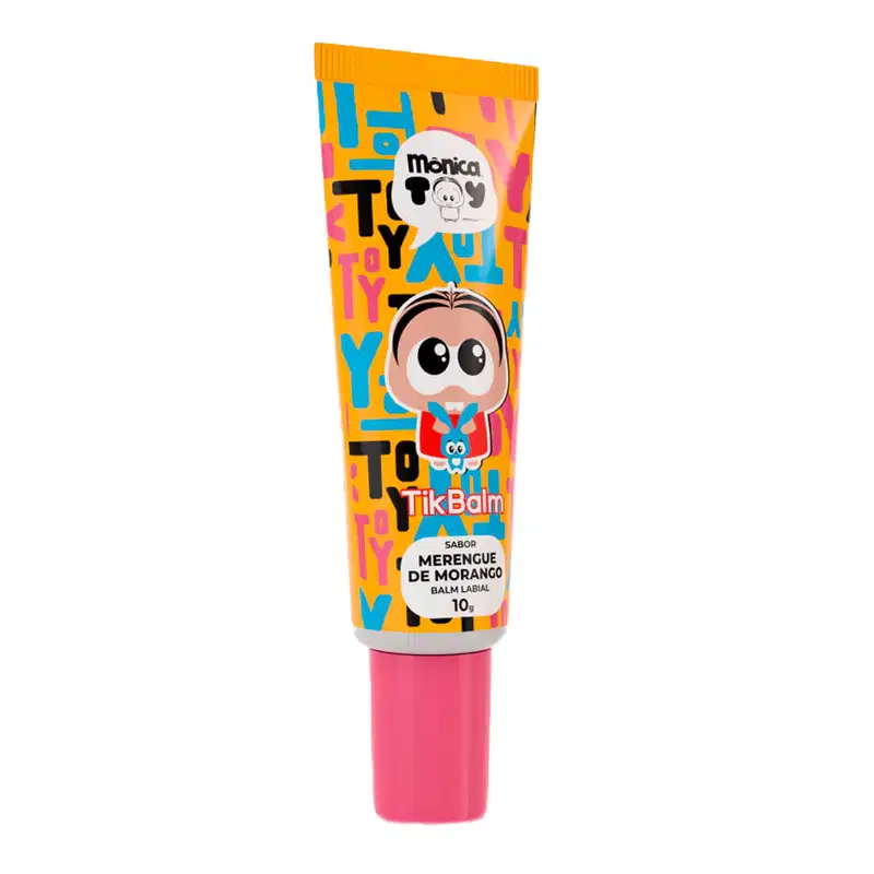 Tik Balm Monica Toy Merengue De Morango - Balm Labial 10g