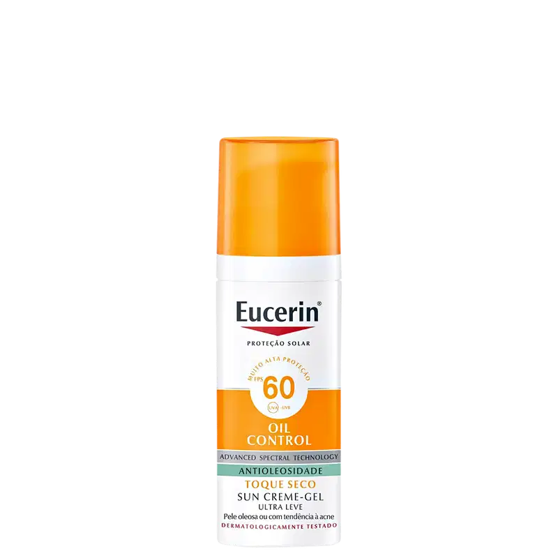 Eucerin Sun Oil Control Creme Facial FPS 60 - Protetor Solar Facial 50ml