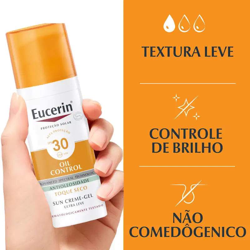 Eucerin Sun Oil Control FPS 30 - Protetor Solar Facial 52g