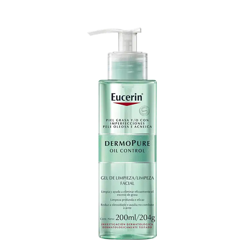 Eucerin DermoPure Gentil - Gel de Limpeza Facial Antiacne 204g