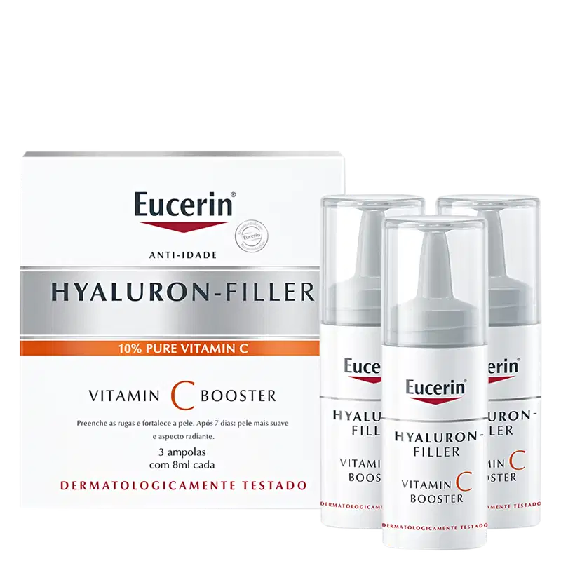 Eucerin Hyaluron-Filler Vitamin C Booster - Sérum Redutor de Linhas 3x8ml