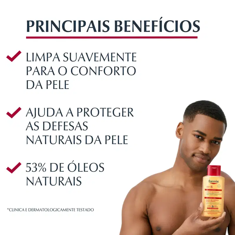 Eucerin pH5 -  Óleo de Limpeza Corporal 200ml