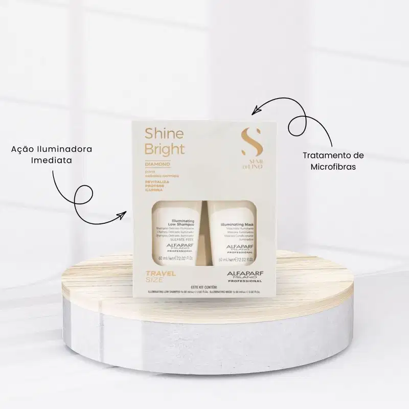 Kit Alfaparf Semi Di Lino Shine Bright Diamonds 120 ml