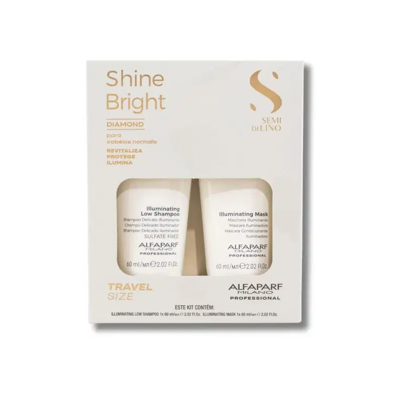 Kit Alfaparf Semi Di Lino Shine Bright Diamonds 120 ml