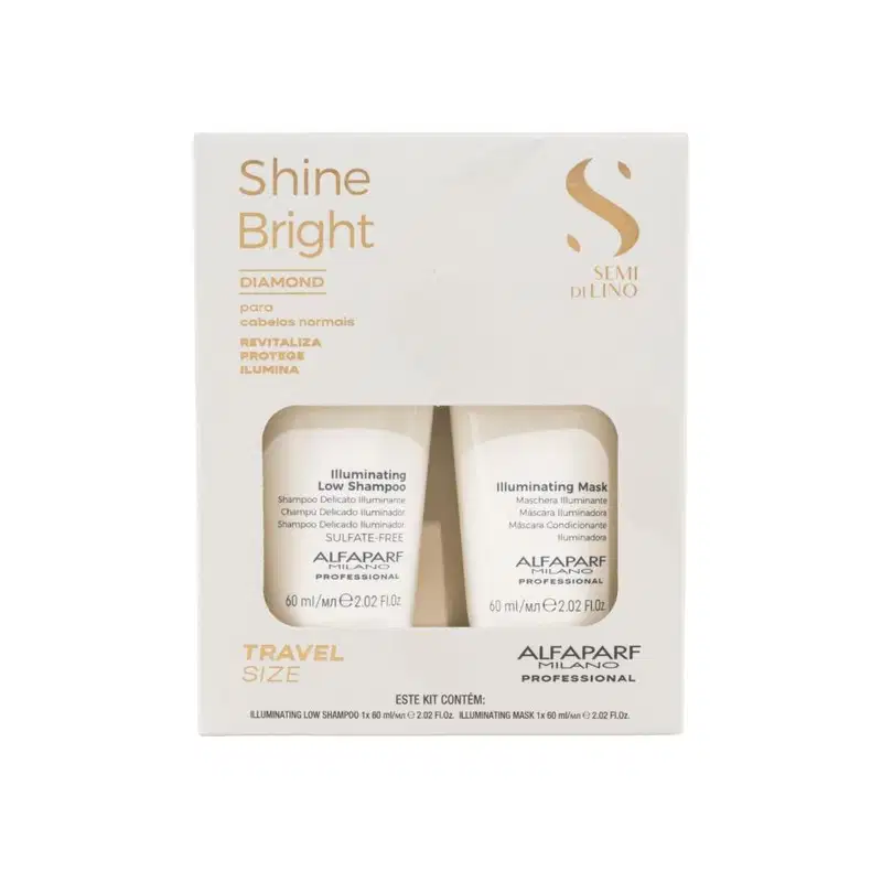 Kit Alfaparf Semi Di Lino Shine Bright Diamonds 120 ml