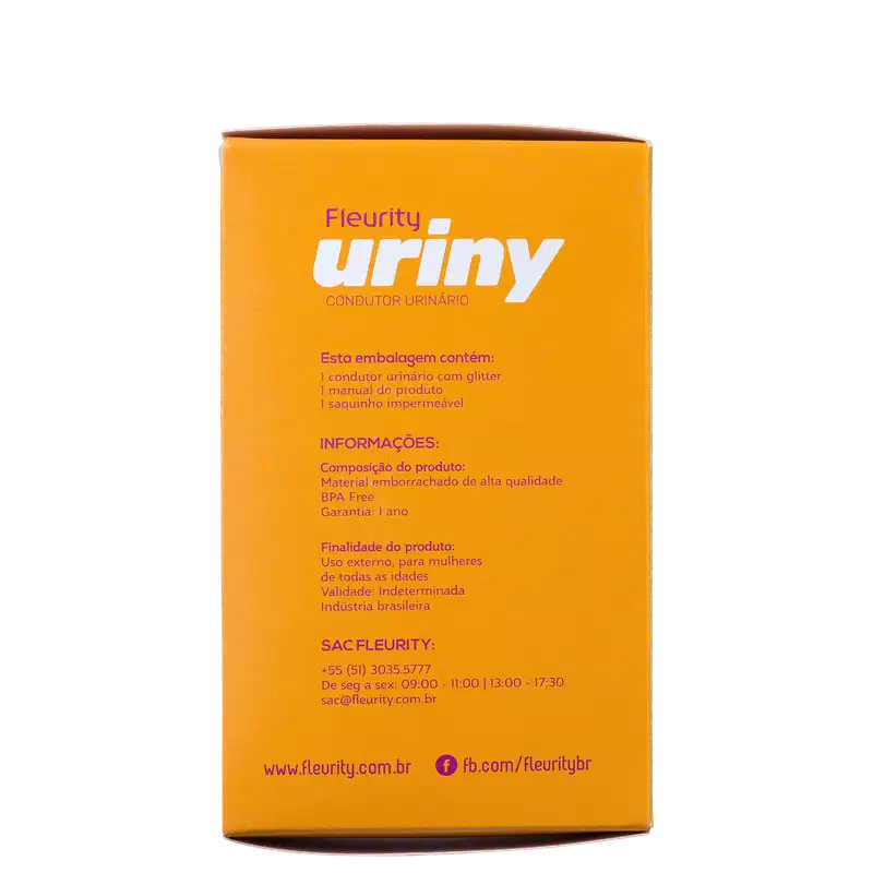 Fleurity Uriny Rosa - Condutor Urinário (1 Unidade)