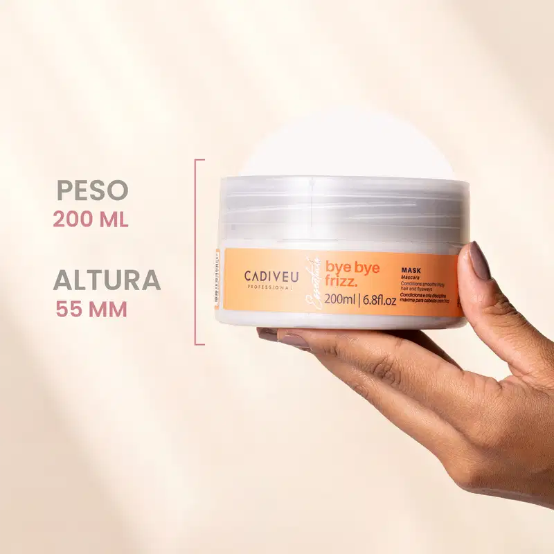 Cadiveu Professional Essentials Bye Bye Frizz Mask - Máscara Capilar Condicionadora 200ml
