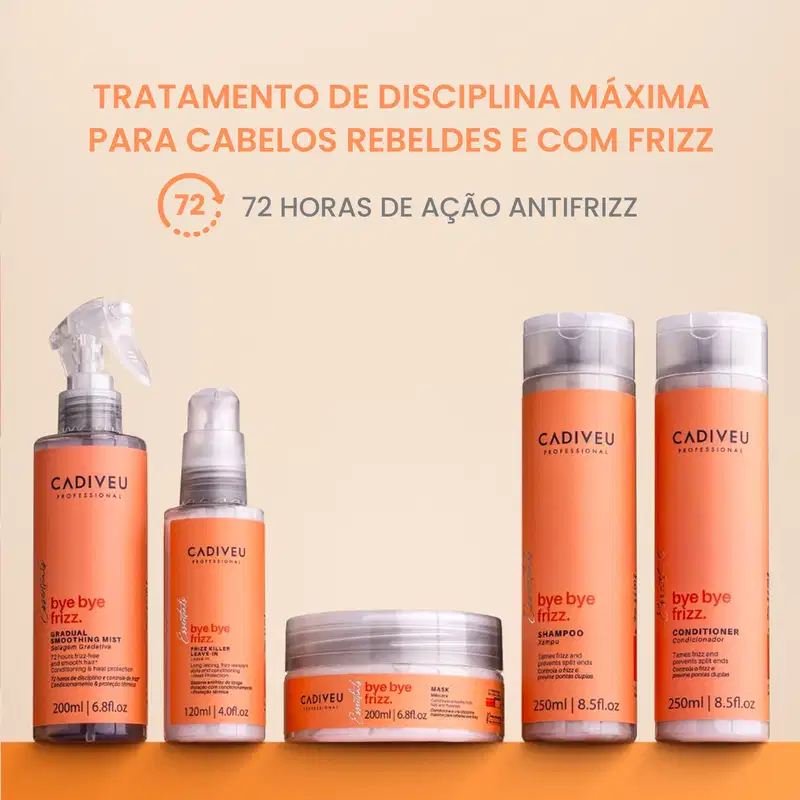 Cadiveu Professional Essentials Bye Bye Frizz Mask - Máscara Capilar Condicionadora 200ml