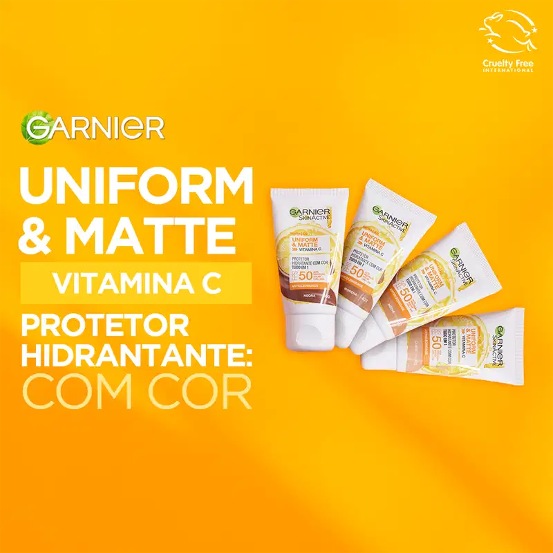 Garnier SkinActive Matte Cor Clara FPS 50 - Protetor Solar Facial 40g