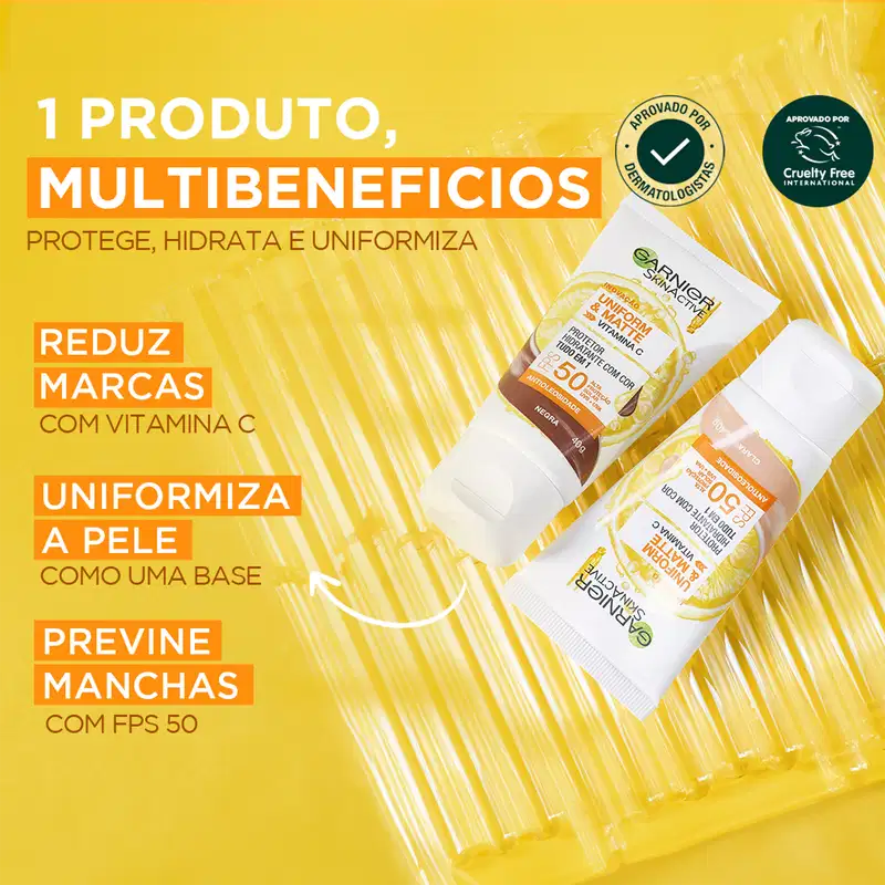 Garnier SkinActive Matte Cor Clara FPS 50 - Protetor Solar Facial 40g