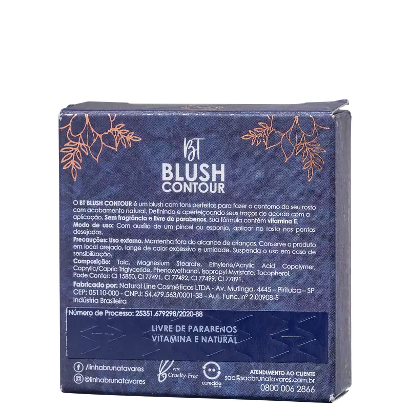 Bruna Tavares BT Blush Contour Brow Sugar - Contorno Compacto 5g