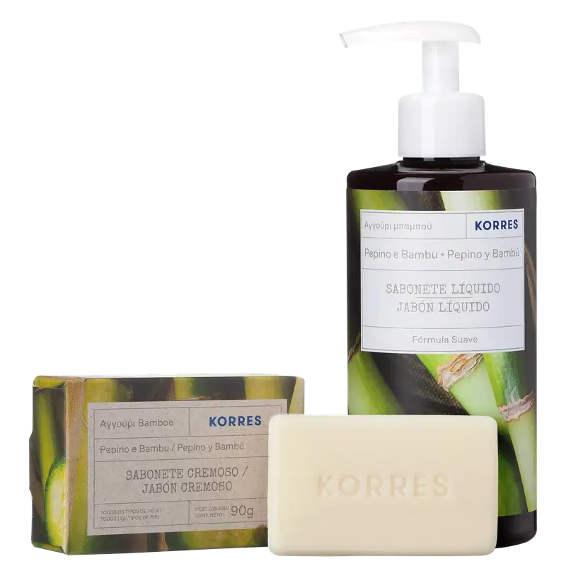 Kit Korres Pepino e Bambu Duo (2 Produtos)