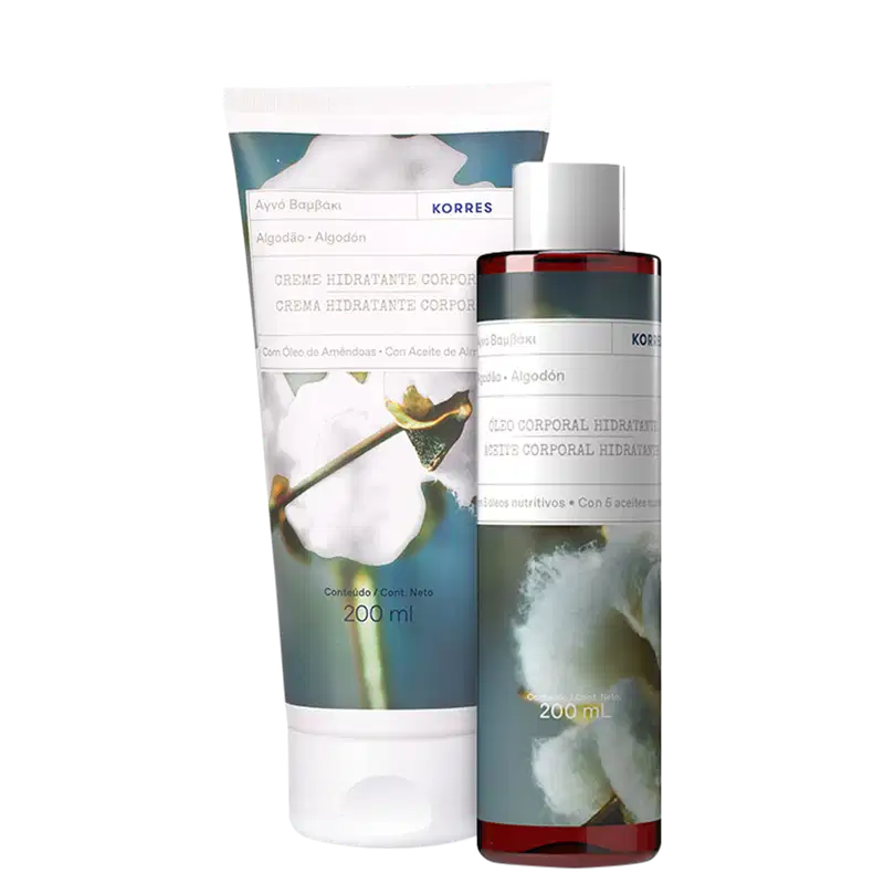 Kit Korres Algodão Duo (2 Produtos)