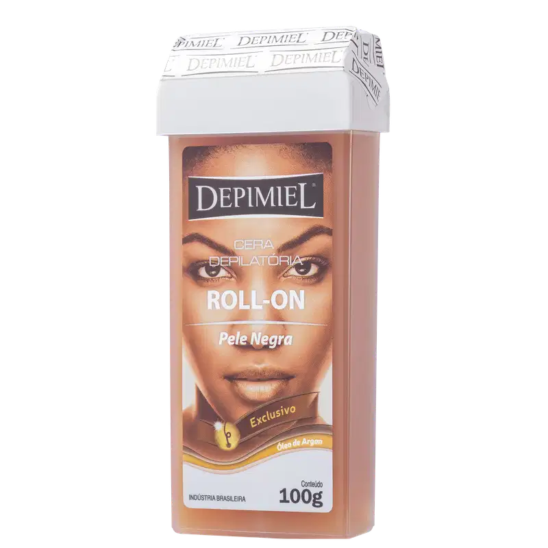Depimiel Peles Negras - Cera Depilatória Roll-On 100g