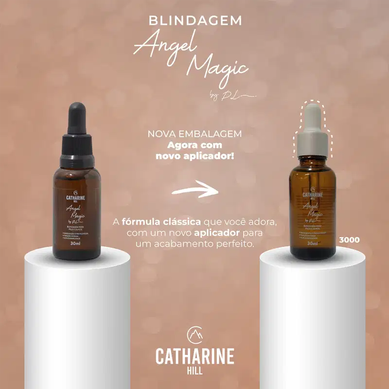 Catharine Hill Angel Magic Pri Lessa Blindagem para Pele e Olhos - Fixador de Maquiagem 30ml