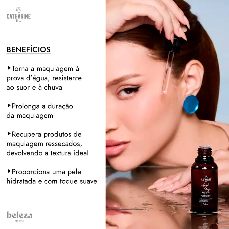 Catharine Hill Angel Magic Pri Lessa Blindagem para Pele e Olhos - Fixador de Maquiagem 30ml