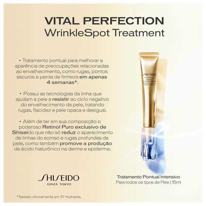 Shiseido Vital Perfection Intensive WrinkleSpot Treatment - Creme Redutor de Linhas 20ml
