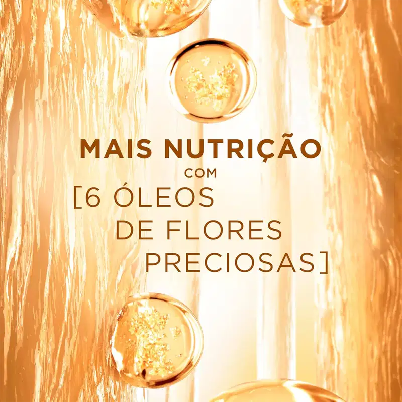 MAIS NUTRIÇÃO COM [6 ÓLEOS DE FLORES PRECIOSAS]