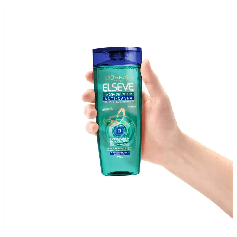 Elseve L'Oréal Paris Hydra Detox 48h Anti-Caspa - Shampoo 400ml
