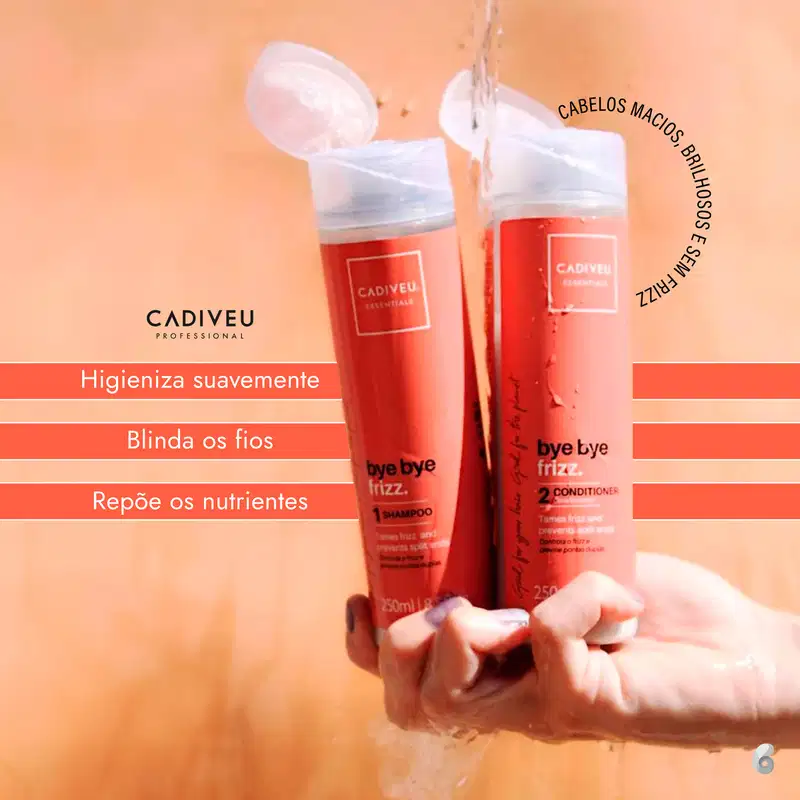 Kit Cadiveu Professional Essentials Bye Bye Frizz Básico (2 Produtos)