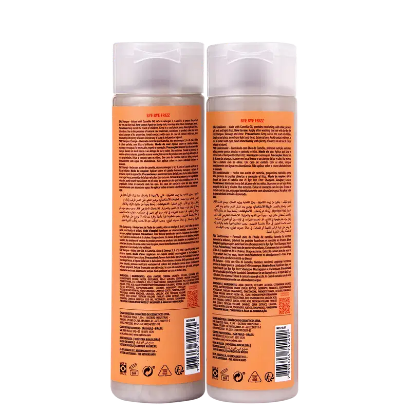 Kit Cadiveu Professional Essentials Bye Bye Frizz Básico (2 Produtos)