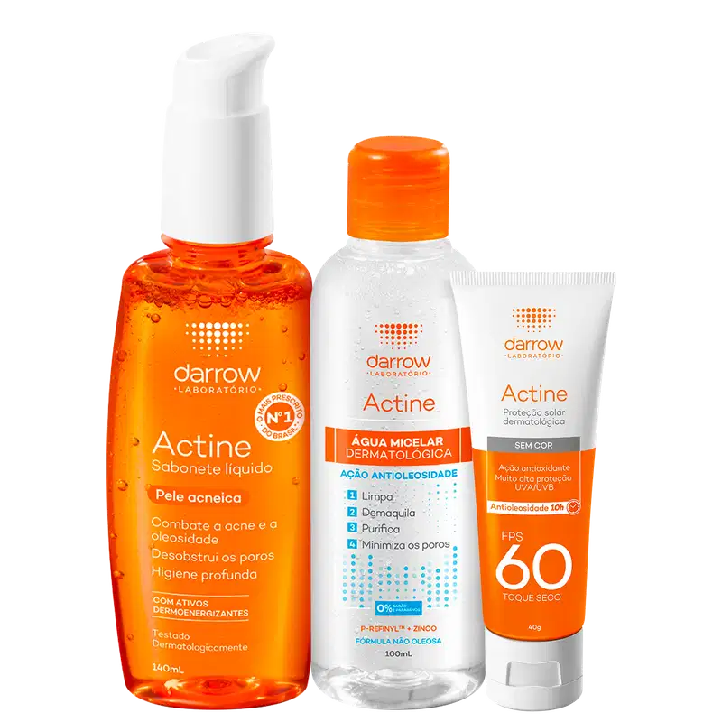 Kit Darrow Actine Control FPS60 (3 Produtos)