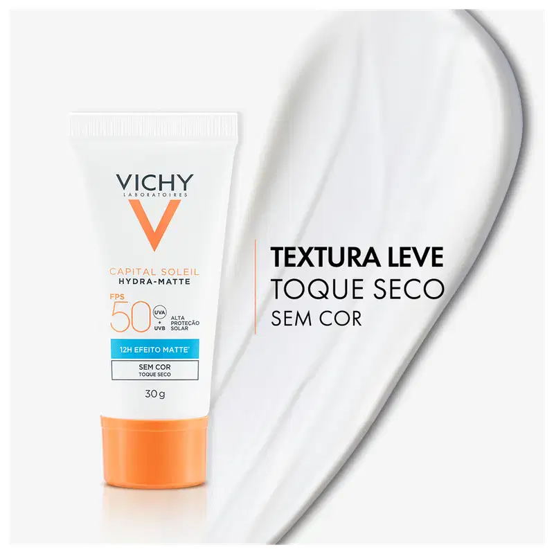 Vichy Capital Soleil Hydra-Matte FPS50 - Protetor Solar Facial 30ml