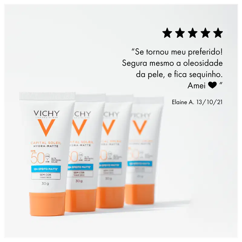 Vichy Capital Soleil Hydra-Matte FPS50 - Protetor Solar Facial 30ml